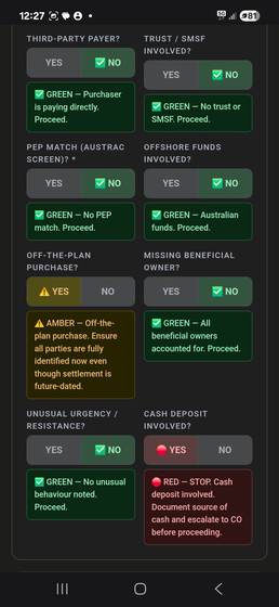Property360 AML Platform — Risk Assessment